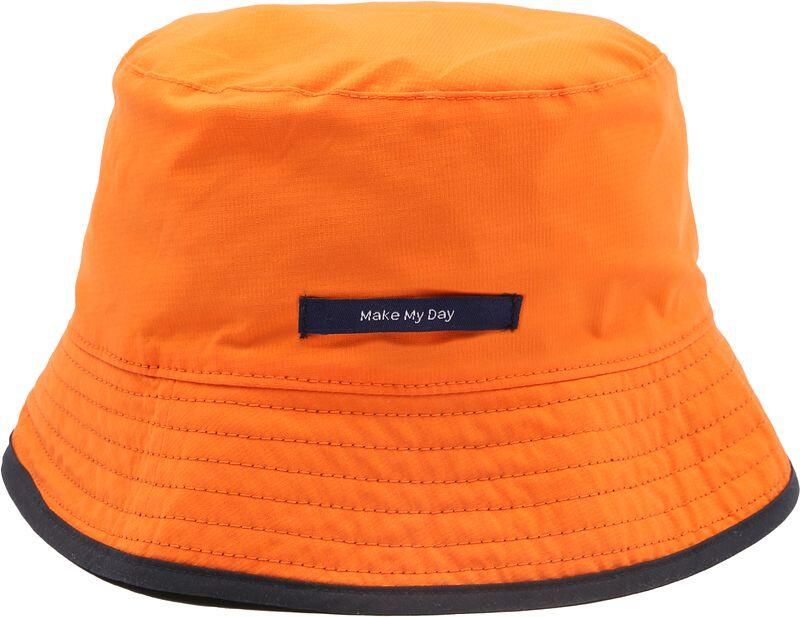 Suitable Hoed Reversible Bucket Hat Navy Oranje