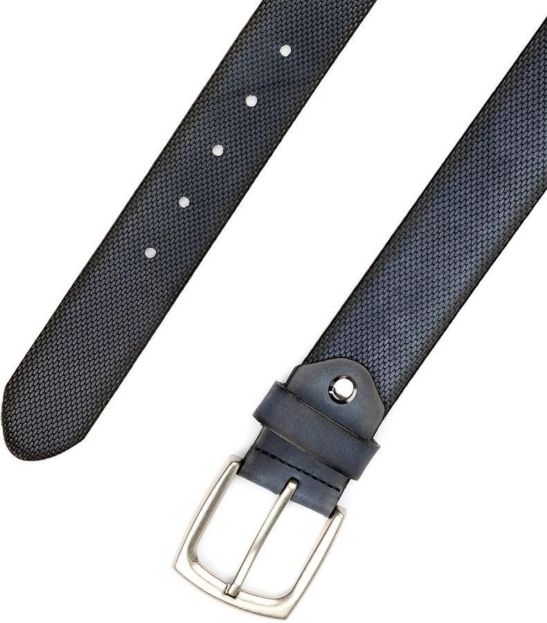 Suitable Riem Leer Blauw - Foto 2