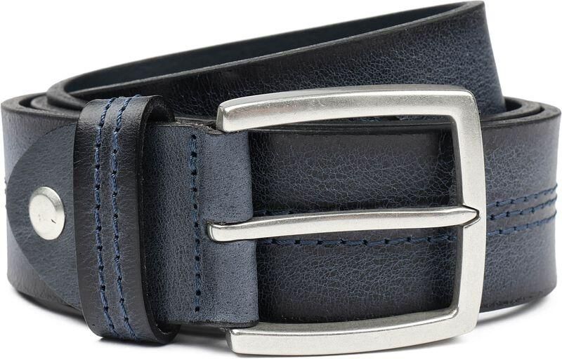 Suitable Riem Leer Navy