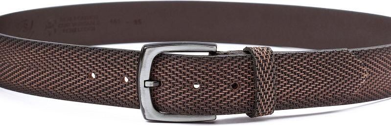 Suitable Riem Structuur Leer Bruin - Foto 2