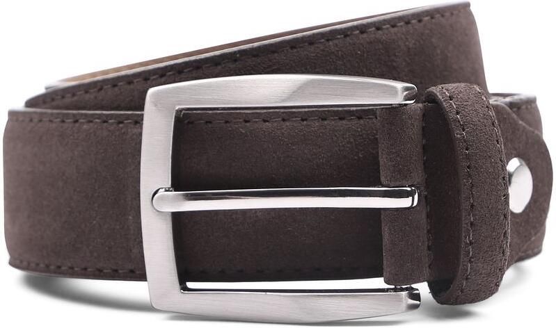 Suitable Riem Suede Bruin 308