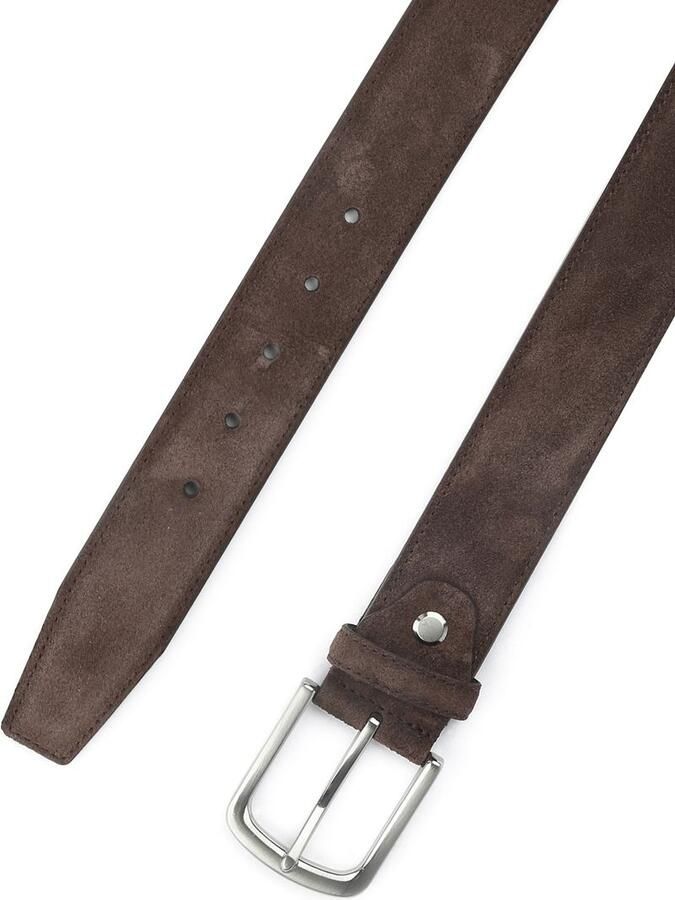 Suitable Riem Suède Leer Bruin