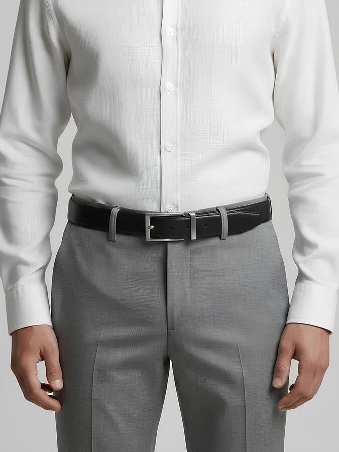 Suitable Riem Zwart Leer - Foto 3