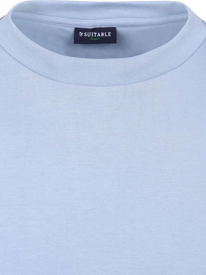 Suitable Rink T-shirt Backprint Heavy Jersey Blauw - Foto 2
