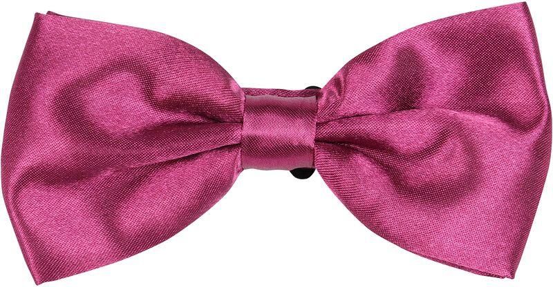 Suitable Satijnen Strik Aubergine Rood