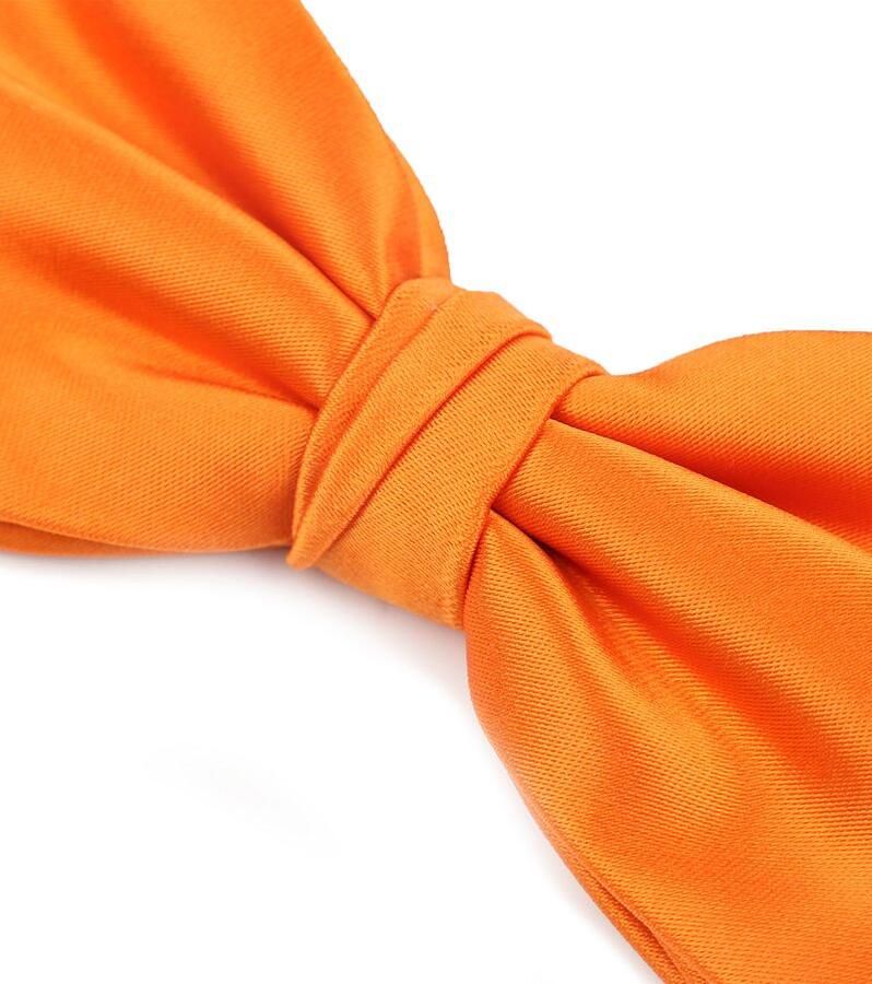 Suitable Satijnen Strik Oranje - Foto 2