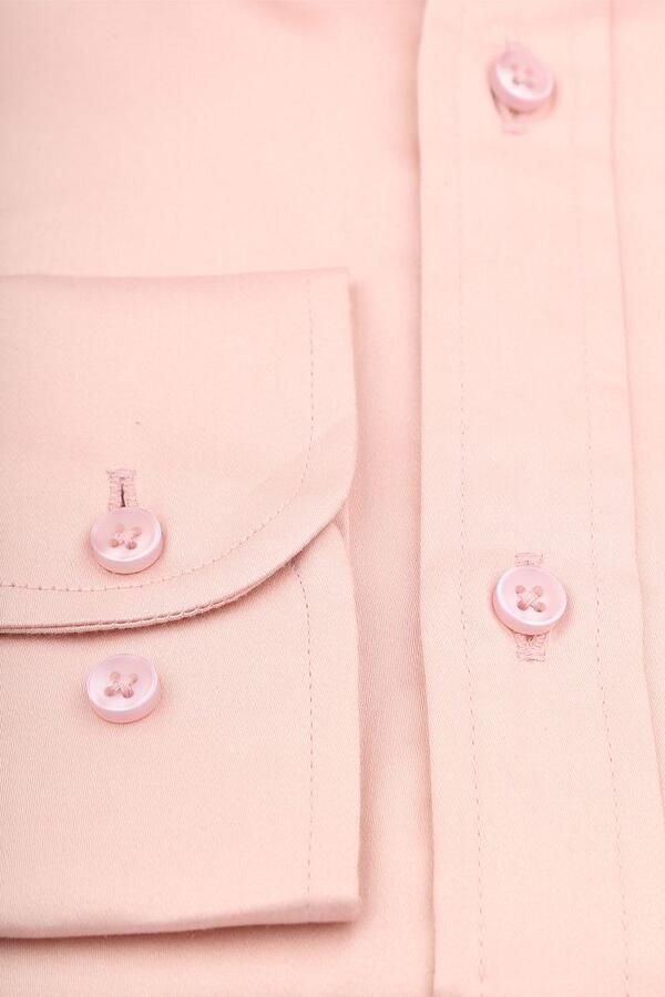 Suitable Satin Stretch Overhemd Roze - Foto 3