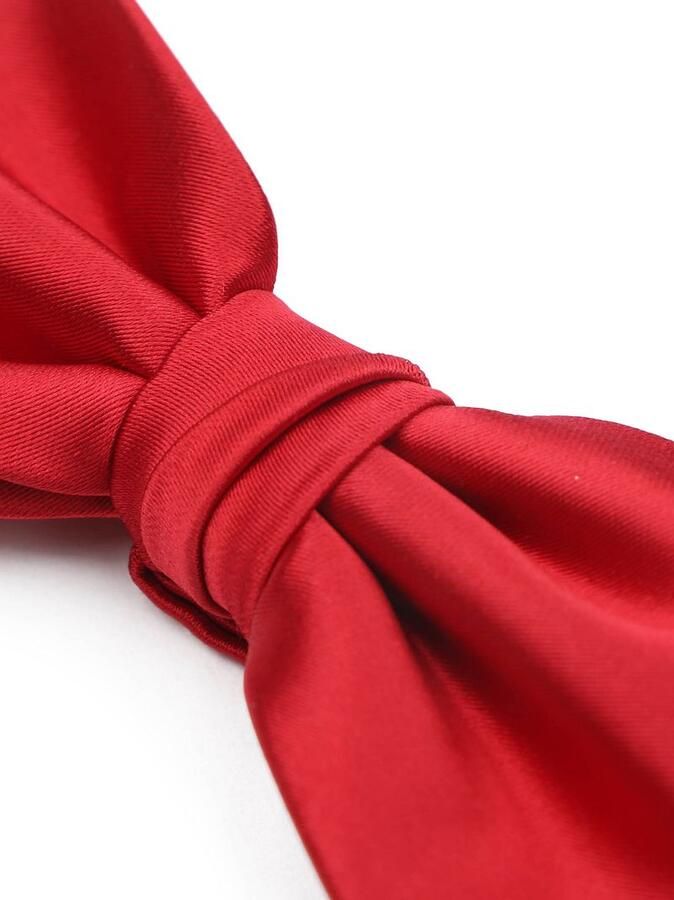 Suitable Satin Strik Rood - Foto 3
