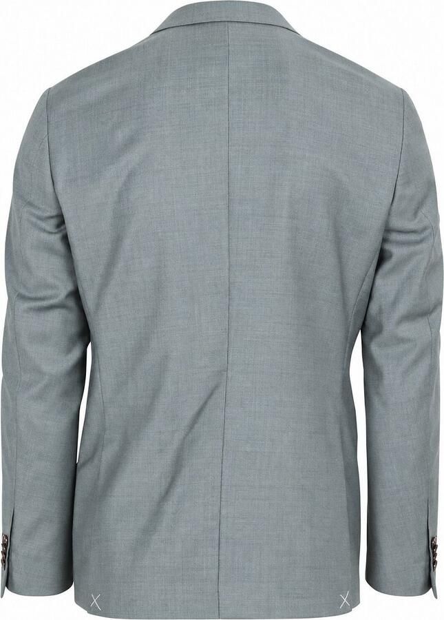 Suitable Kostuum Sharkskin Kostuum Wol Groen - Foto 5