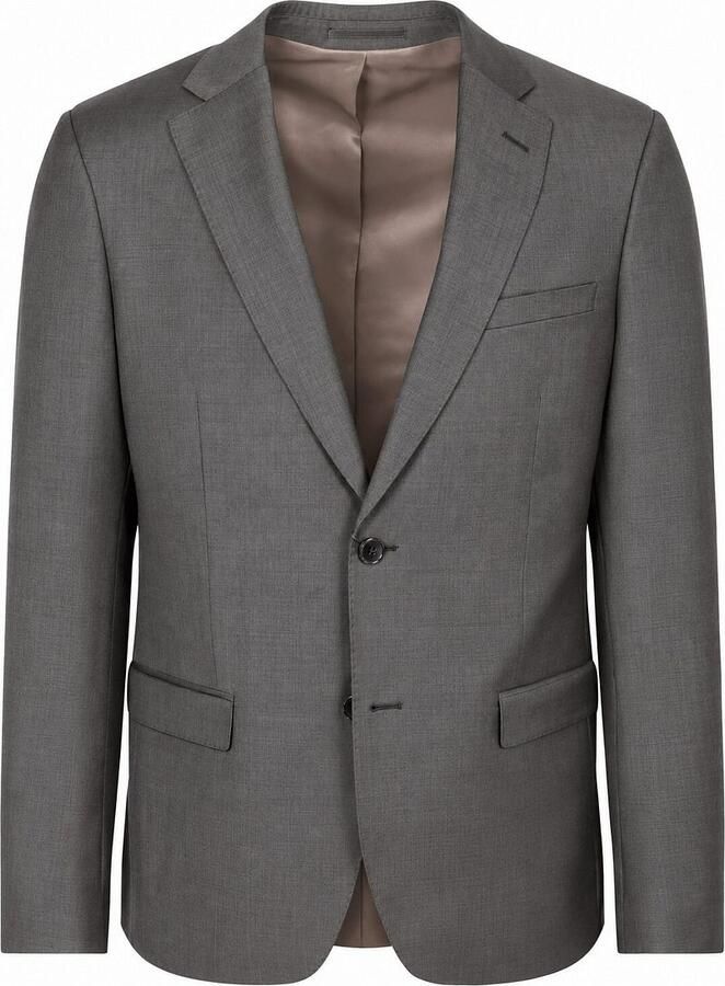 Suitable Sharkskin Kostuum Wol Taupe - Foto 4