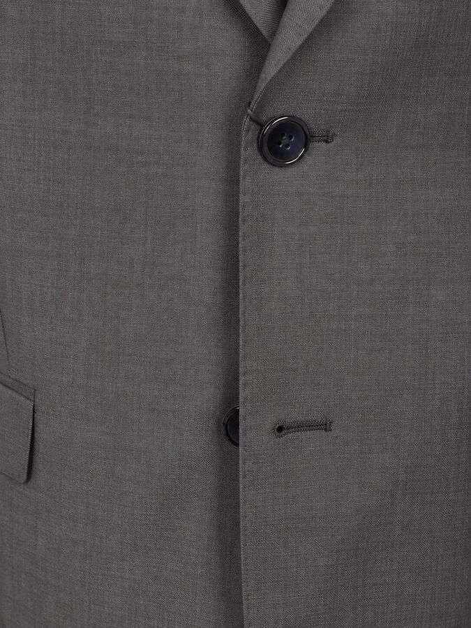 Suitable Sharkskin Kostuum Wol Taupe - Foto 3