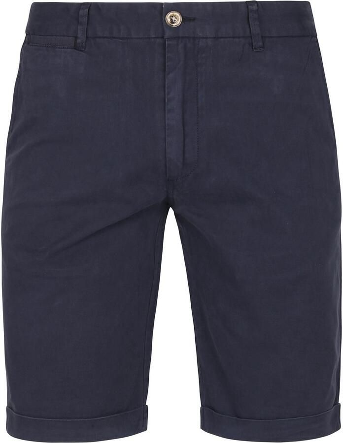 Suitable Broek Short Chino Arend Donkerblauw