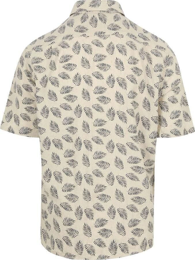 Suitable Overhemd Lange Mouw Short Sleeve Overhemd Linnen Sheng Blauw - Foto 2