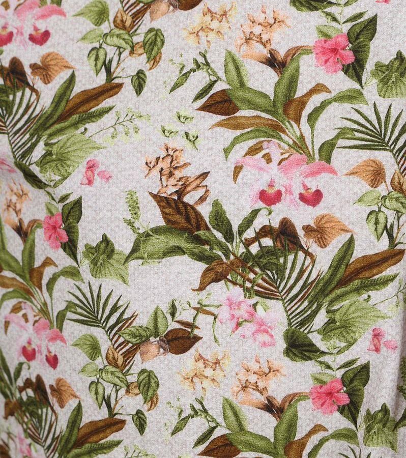 Suitable Short Sleeve Overhemd Print Jungle Groen - Foto 2
