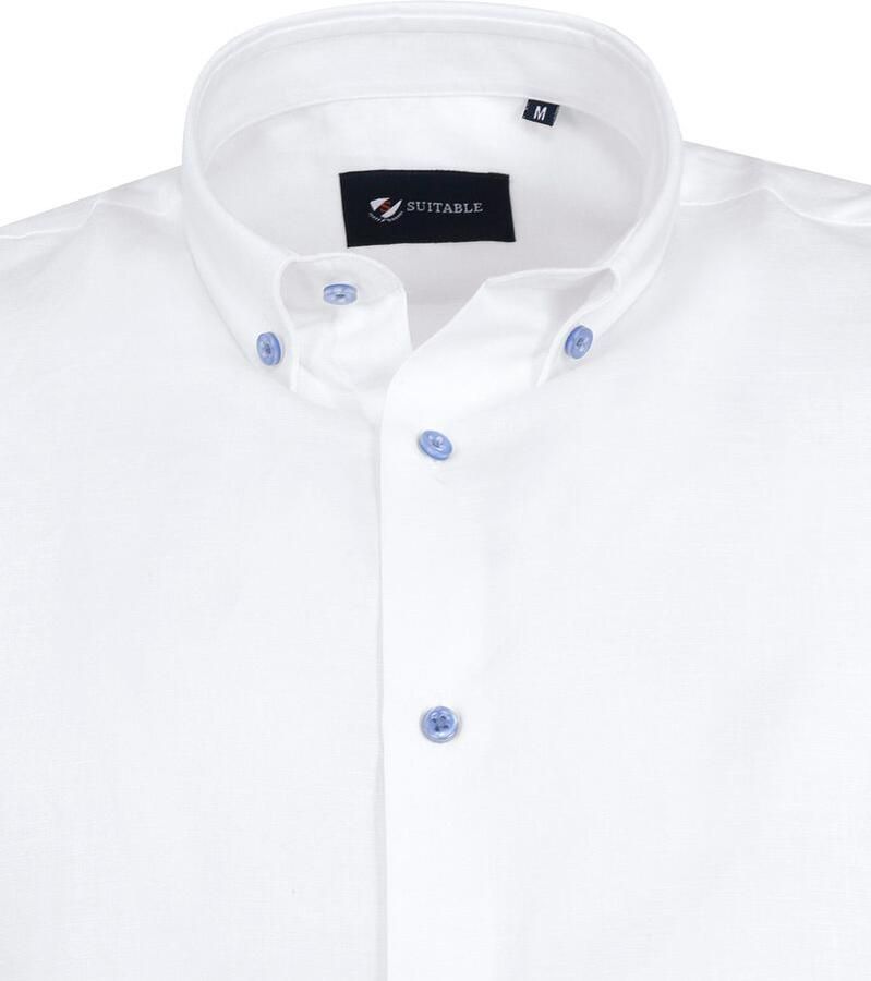 Suitable Shortsleeve Overhemd Wit - Foto 2