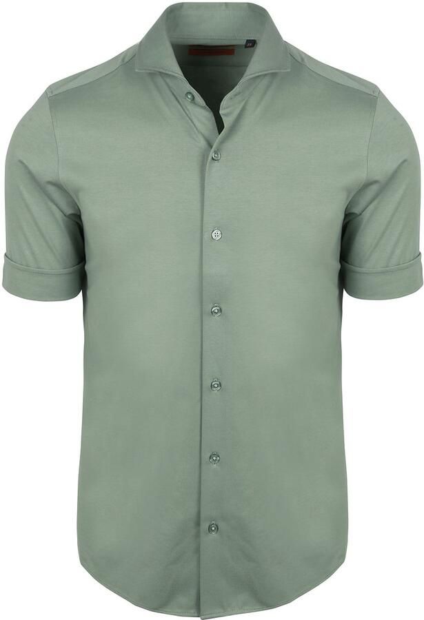 Suitable Shortsleeve Sorona Overhemd Erik Groen