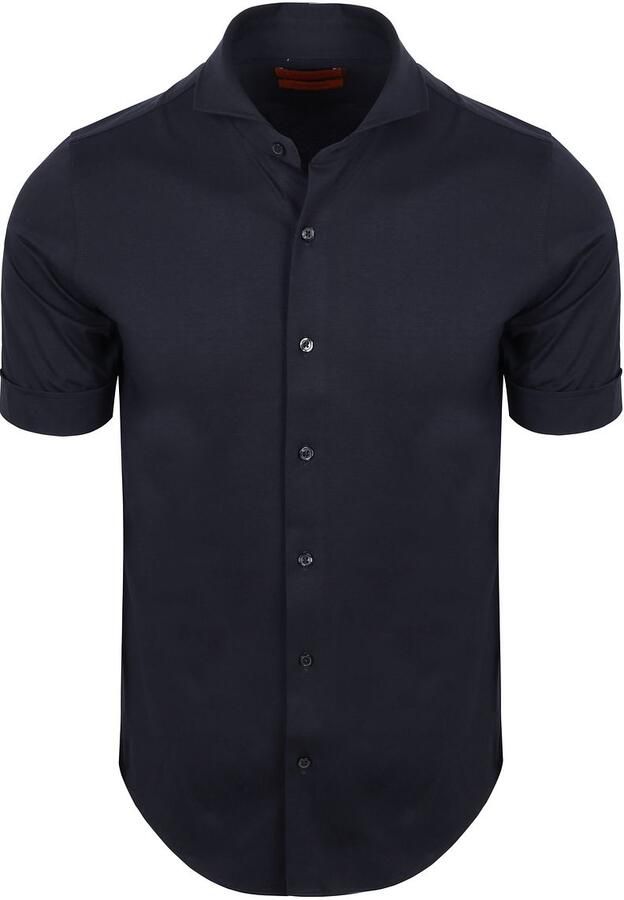 Suitable Overhemd Korte Mouw Shortsleeve Sorona Overhemd Erik Navy