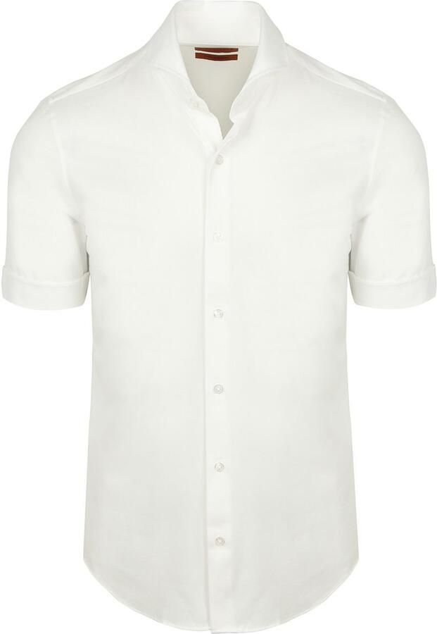 Suitable Overhemd Korte Mouw Shortsleeve Sorona Overhemd Erik Wit