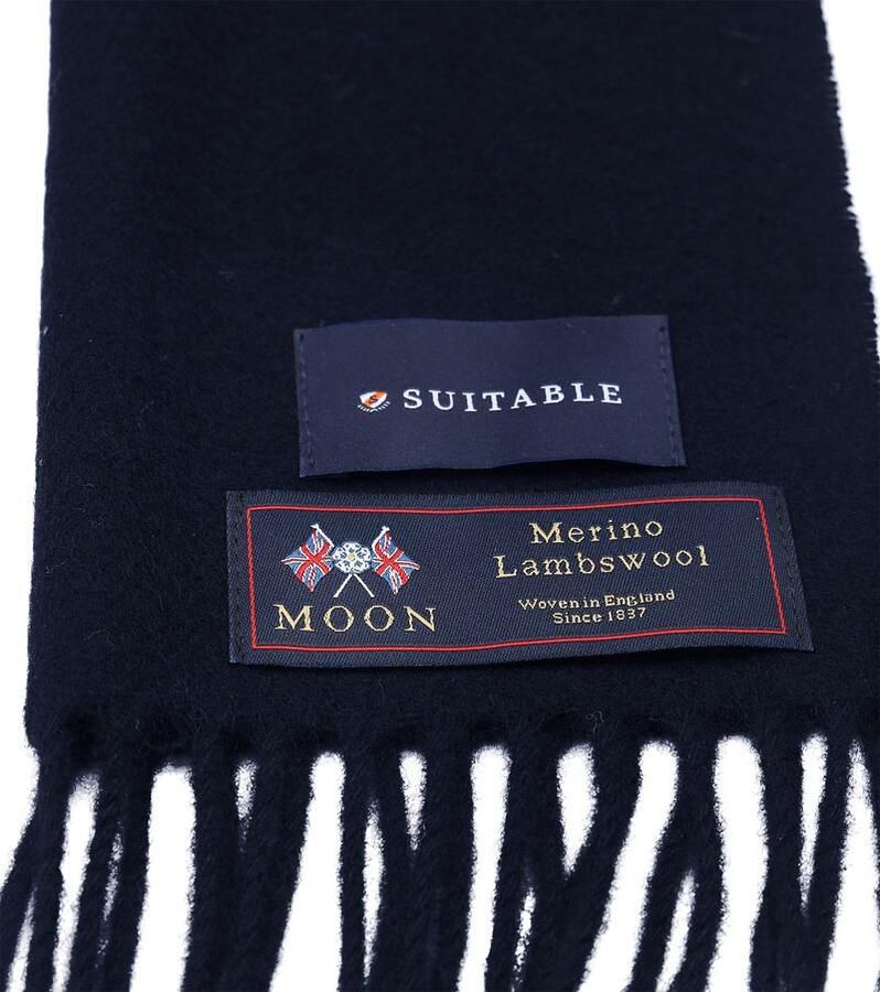 Suitable Sjaal Merino Wol Navy - Foto 2
