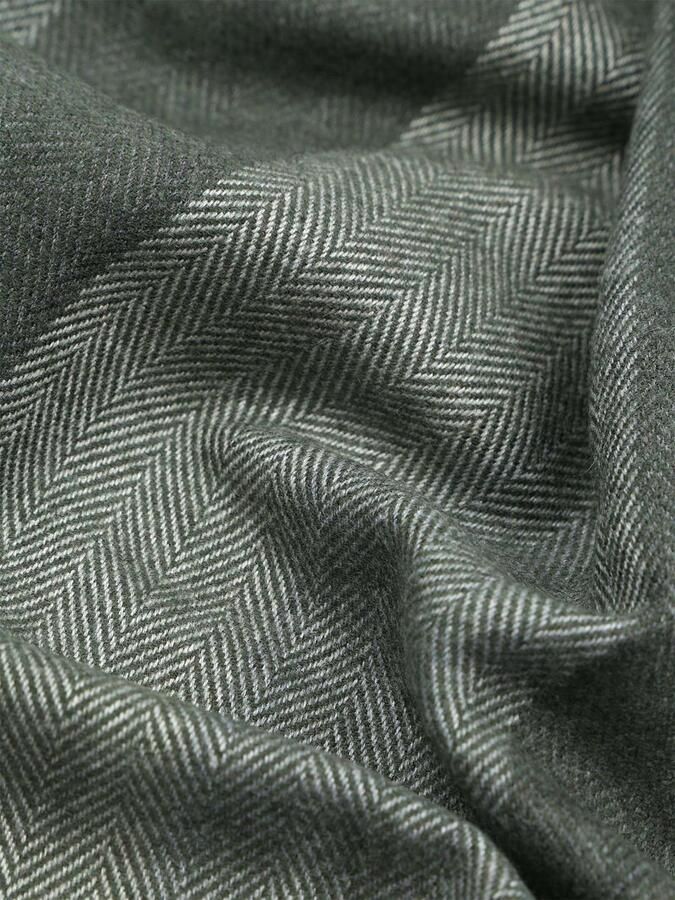Suitable Sjaal Softfeel Herringbone Groen - Foto 2