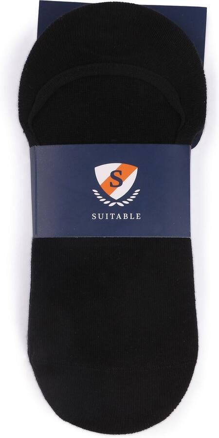 Suitable Socks Sneakersok 3-Pack Zwart - Foto 4