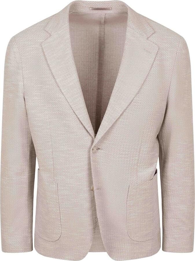 Suitable Blazer Soft Knitted Colbert Beige