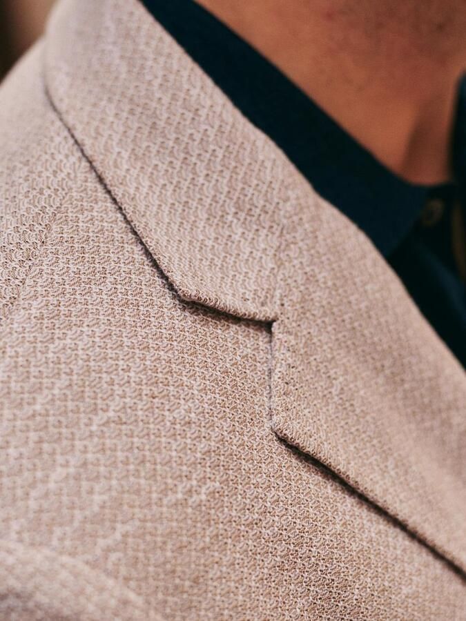 Suitable Blazer Soft Knitted Colbert Beige - Foto 2