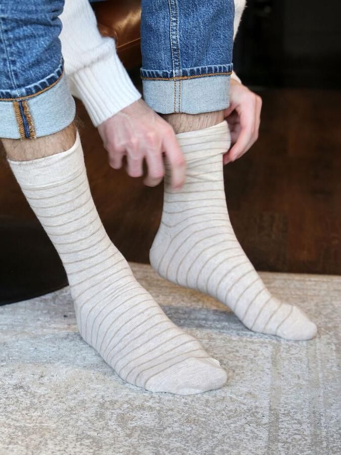 Suitable Socks Sokken 3-Pack Print Ecru - Foto 2
