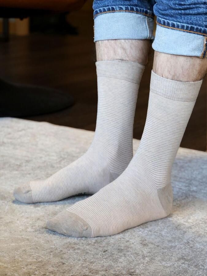 Suitable Socks Sokken 3-Pack Print Ecru - Foto 3