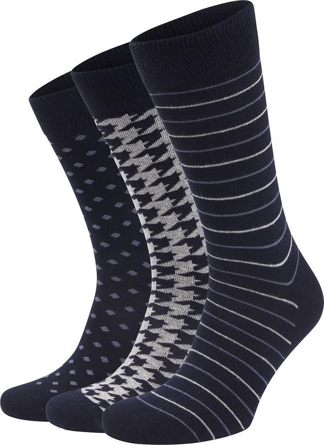 Suitable Socks Sokken 3-Pack Print Navy - Foto 4
