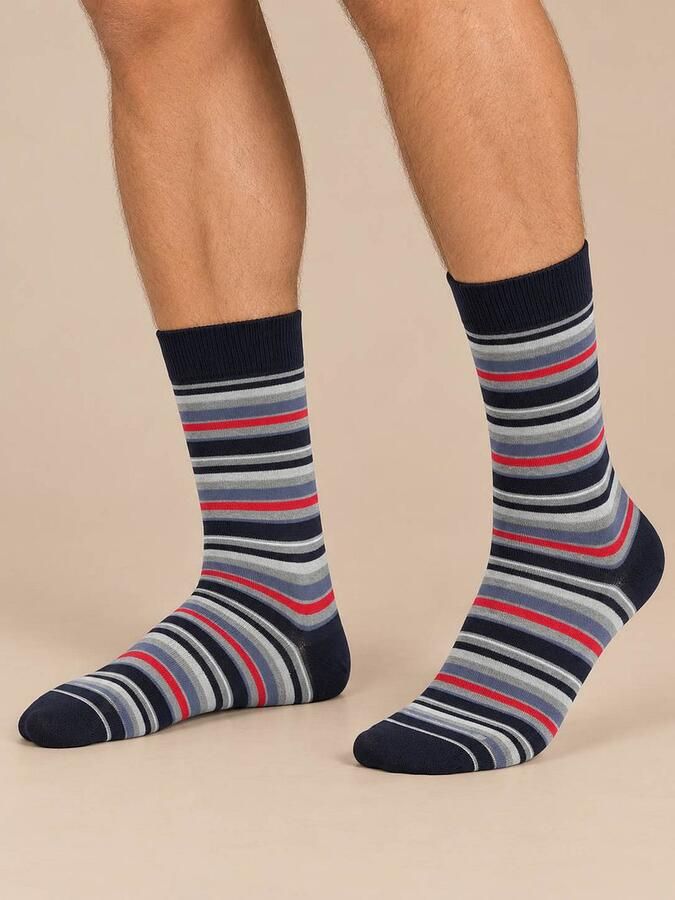 Suitable Socks Sokken 3-Pack Print Navy Multicolour - Foto 2