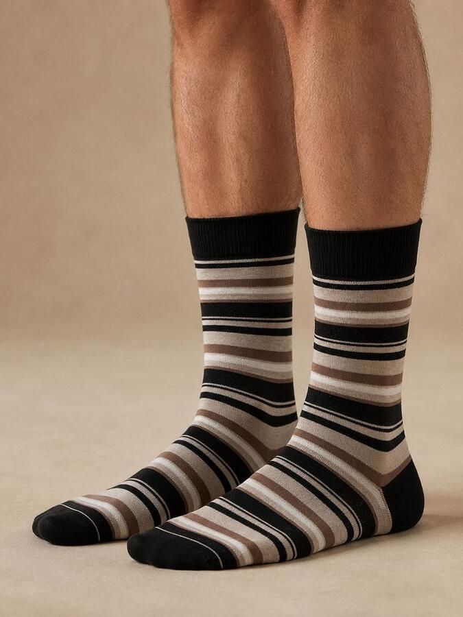 Suitable Socks Sokken 3-Pack Print Zwart Multicolour - Foto 2