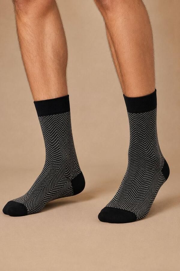 Suitable Socks Sokken 3-Pack Print Zwart Multicolour - Foto 3