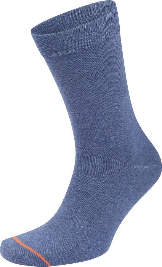 Suitable Socks Sokken 6 Paar Bio Indigo Blauw