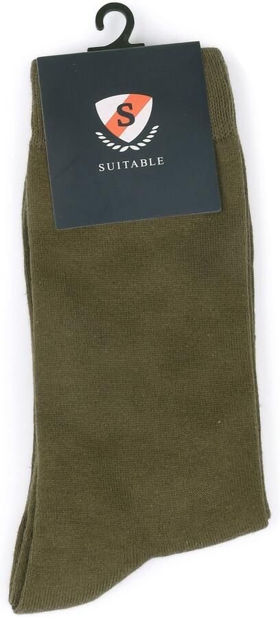 Suitable Socks Sokken 6 Paar Bio Olijfgroen - Foto 4