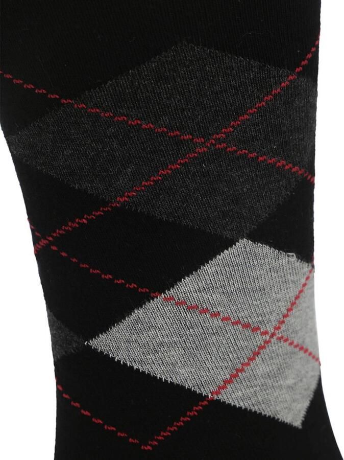 Suitable Sokken Argyle Zwart - Foto 2