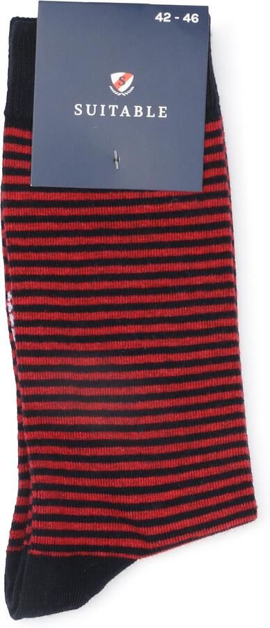 Suitable Sokken Streep Rood - Foto 3
