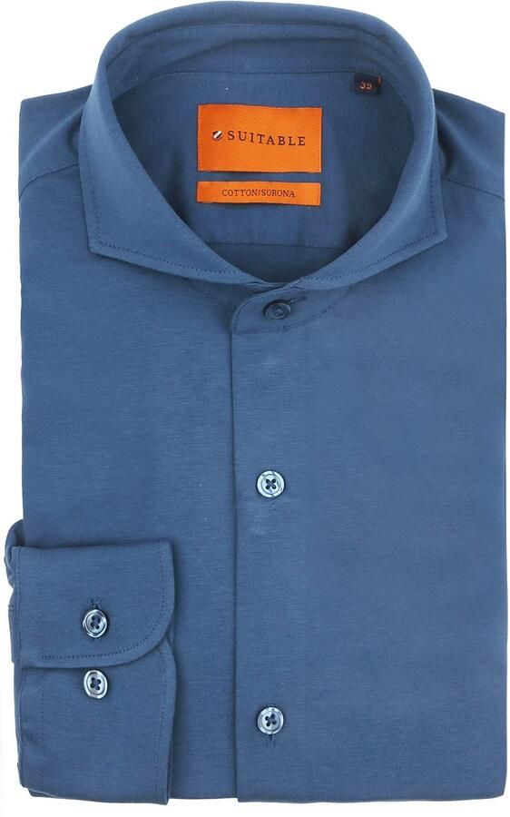 Suitable Sorona Overhemd Denim Blauw