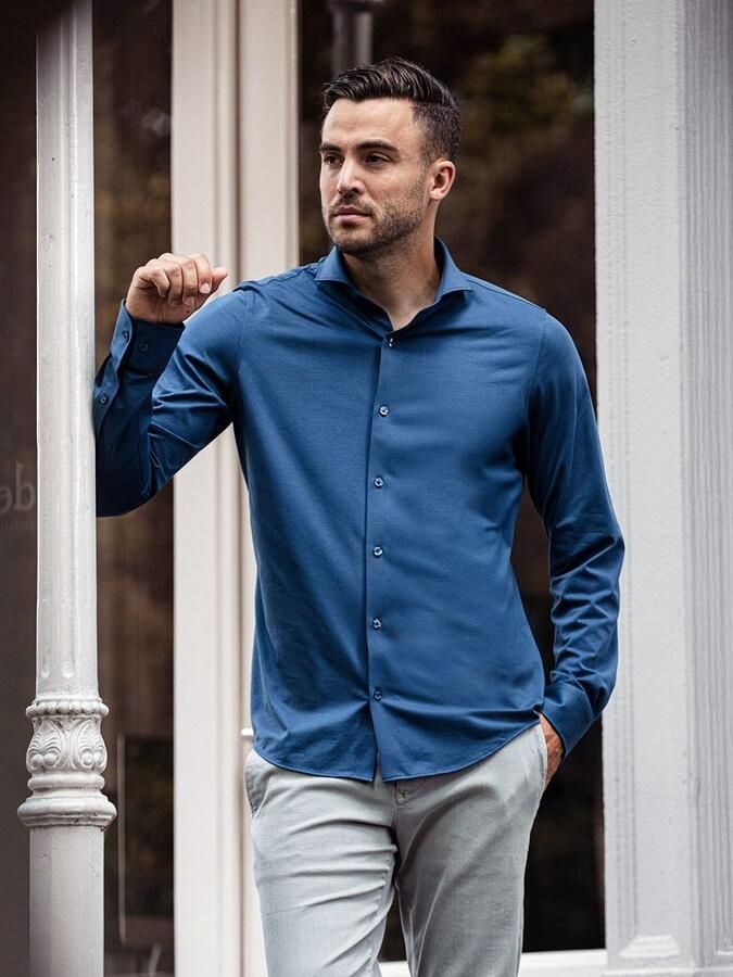 Suitable Sorona Overhemd Denim Blauw - Foto 3