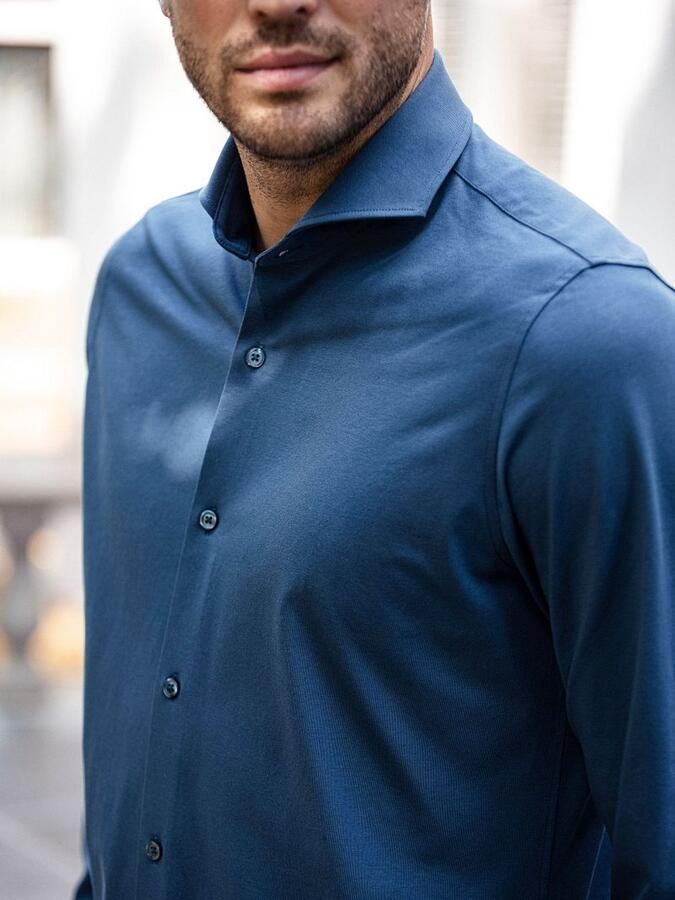 Suitable Sorona Overhemd Denim Blauw - Foto 4