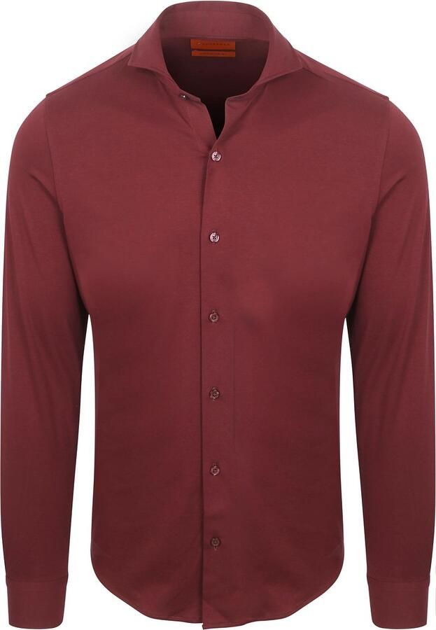 Suitable Overhemd Lange Mouw Sorona Overhemd Wine Rood - Foto 5