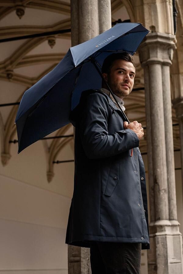 Suitable Paraplu's Stormparaplu Navy - Foto 2