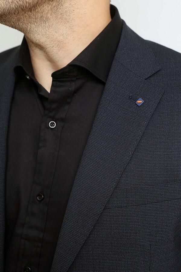 Suitable Strato Pied De Poule Kostuum Wol Navy - Foto 3