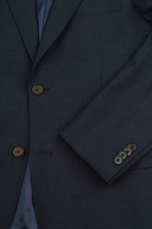 Suitable Strato Pied De Poule Kostuum Wol Navy - Foto 5