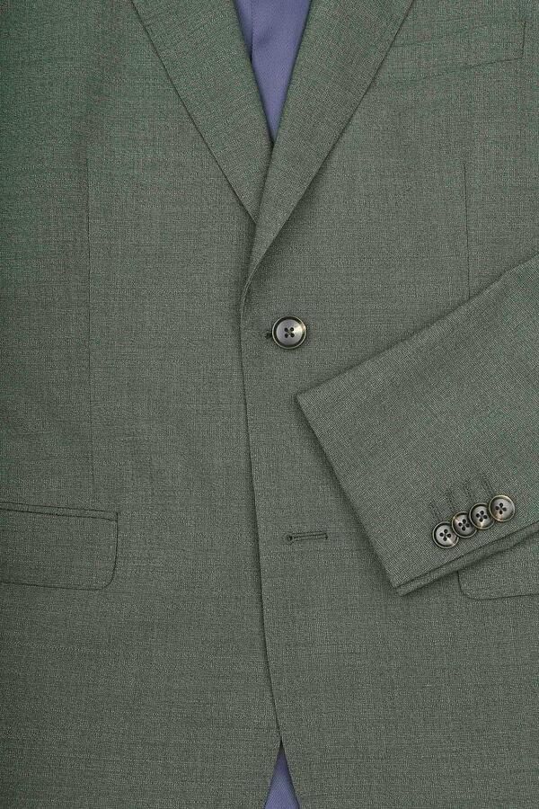 Suitable Strato Toulon Kostuum Wol Sterling Groen - Foto 4
