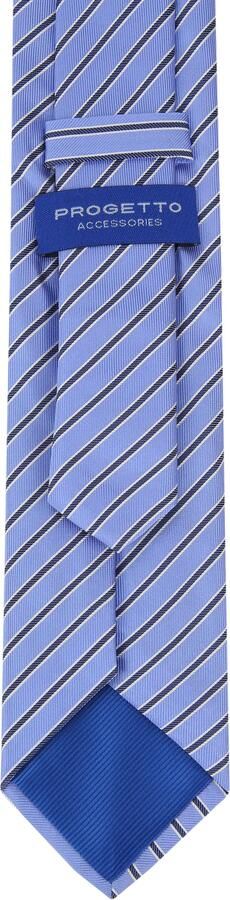 Suitable Stropdas Progetto Strepen Blauw - Foto 2