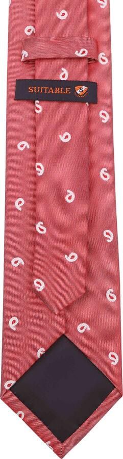 Suitable Stropdas Rood F01-28 - Foto 2