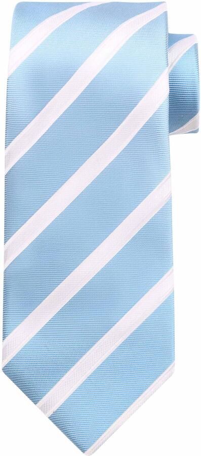 Suitable Stropdas Zijde Streep Blauw
