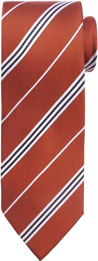 Suitable Stropdas Zijde Streep Rood