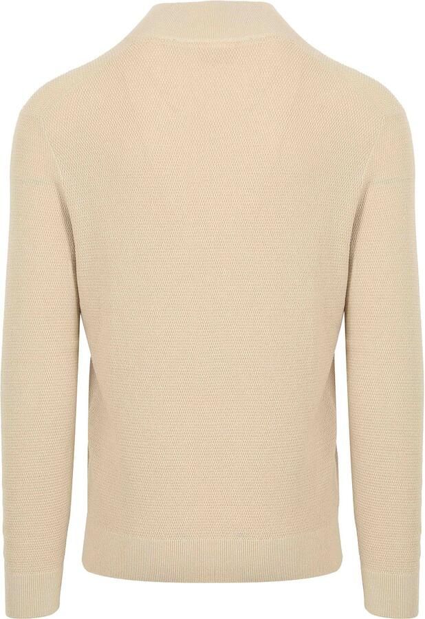 Suitable Structure Half Zip Trui Sand - Foto 2